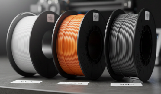 PLA vs. PETG vs. ABS: Which Material Should You Choose for Your 3D Print?